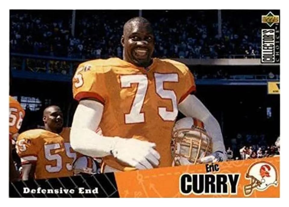 1996 Collector's Choice Eric Curry #136 card