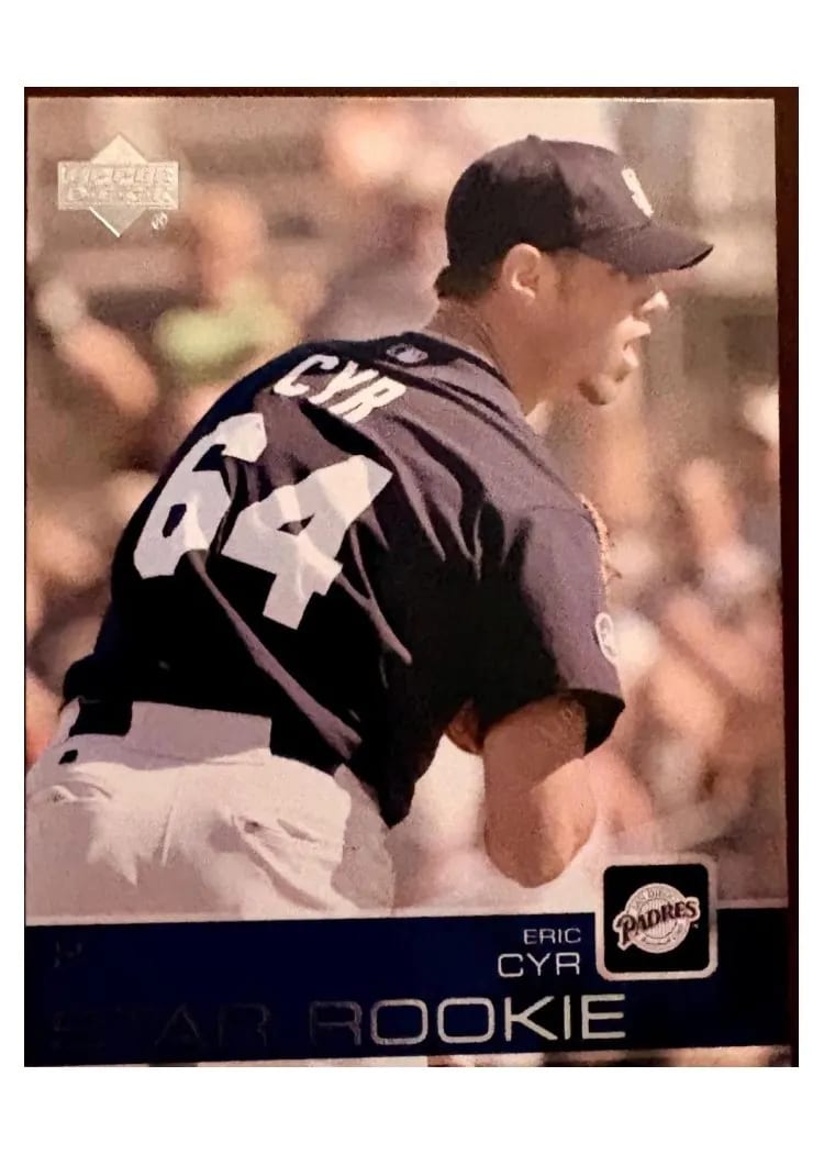 2003 Upper Deck Eric Cyr #27 card