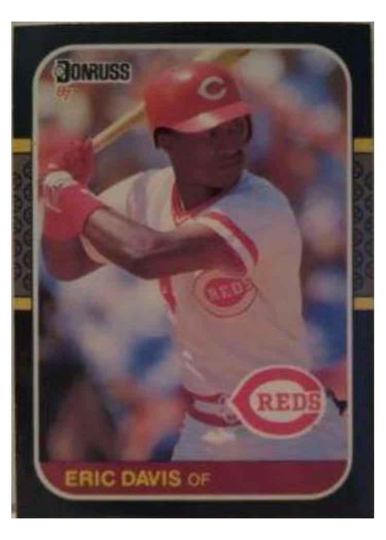 1987 Donruss Eric Davis #265 card