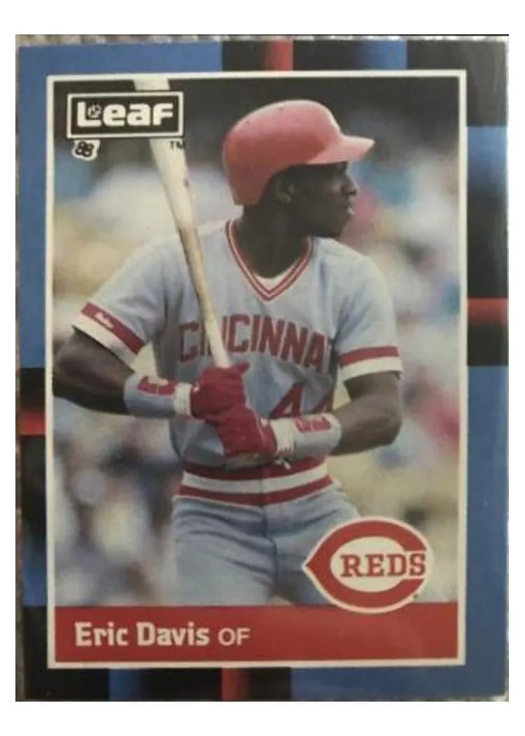 1988 Leaf Eric Davis #149 card