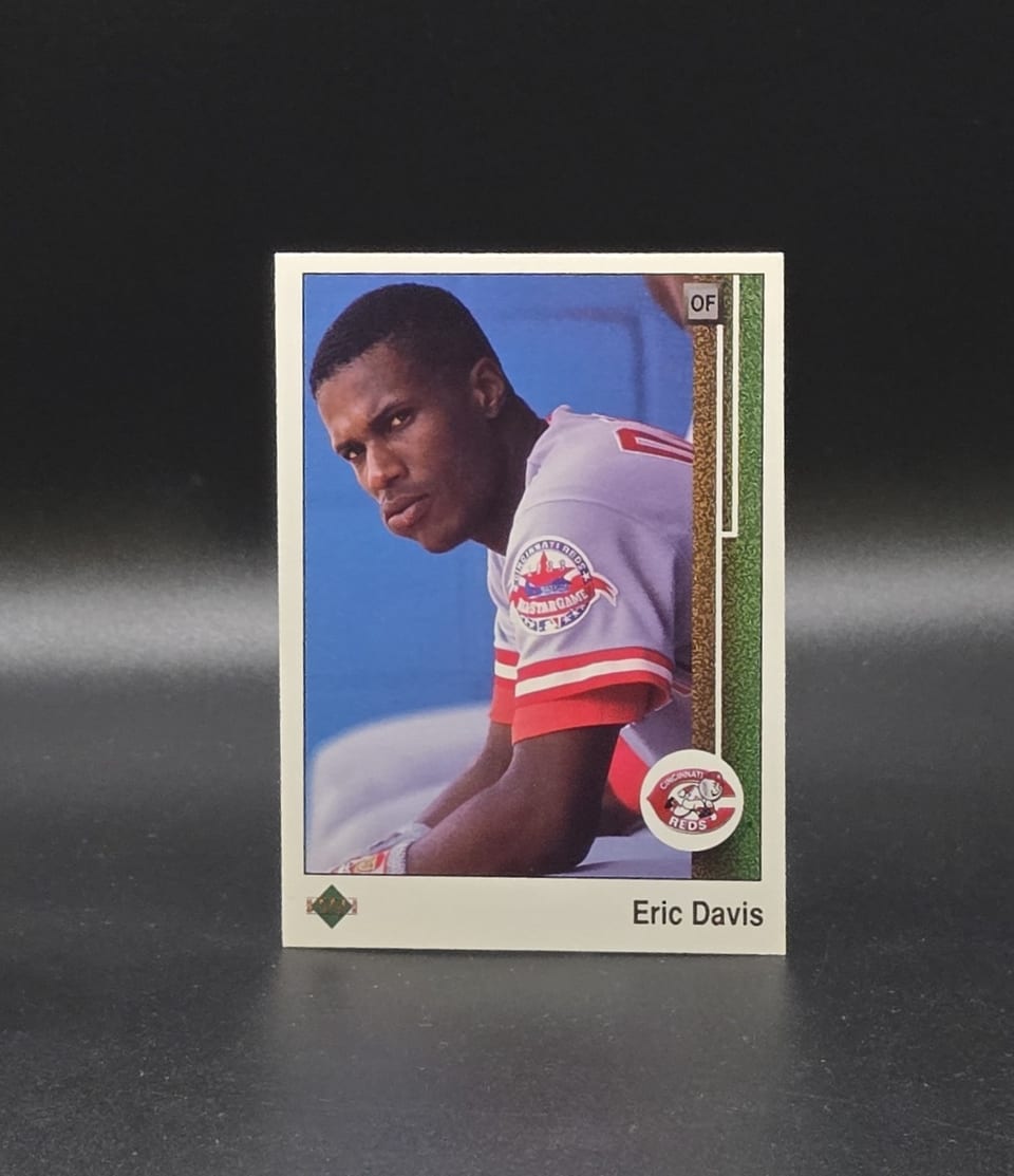 1989 Upper Deck Eric Davis #410 card