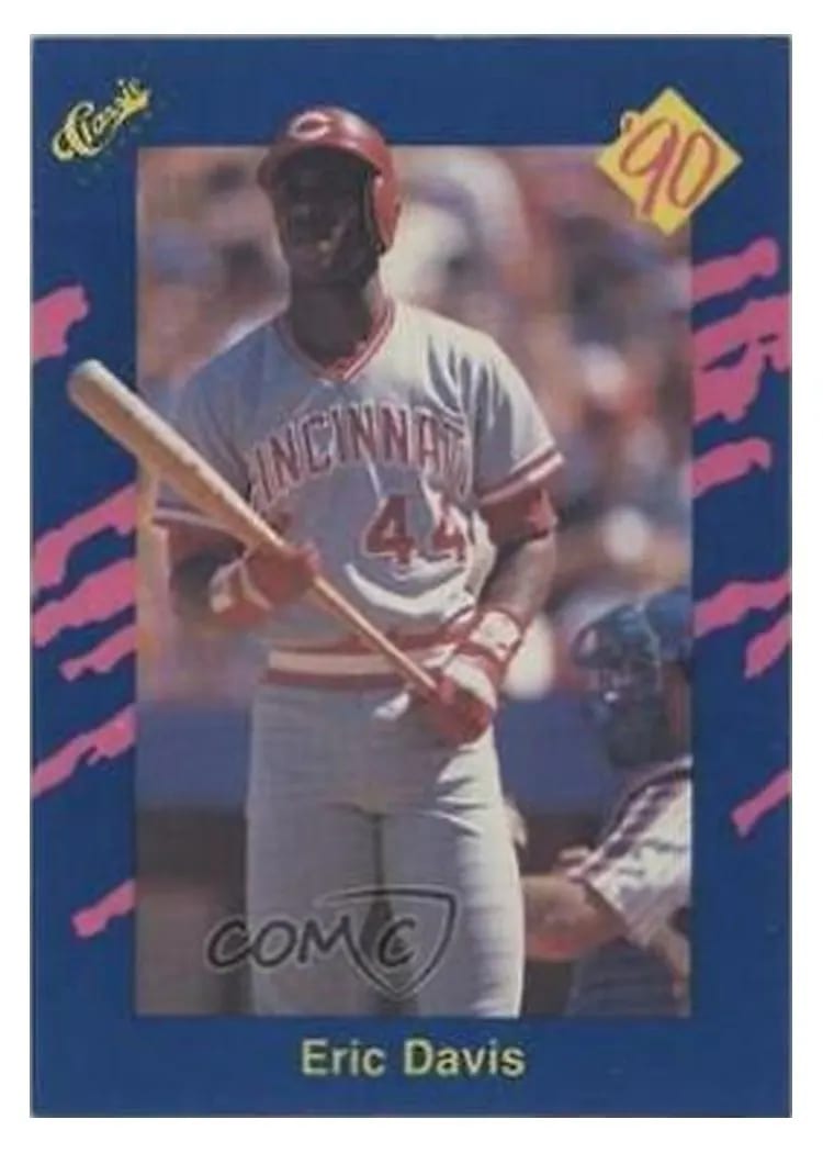 1990 Classic Eric Davis #11 card