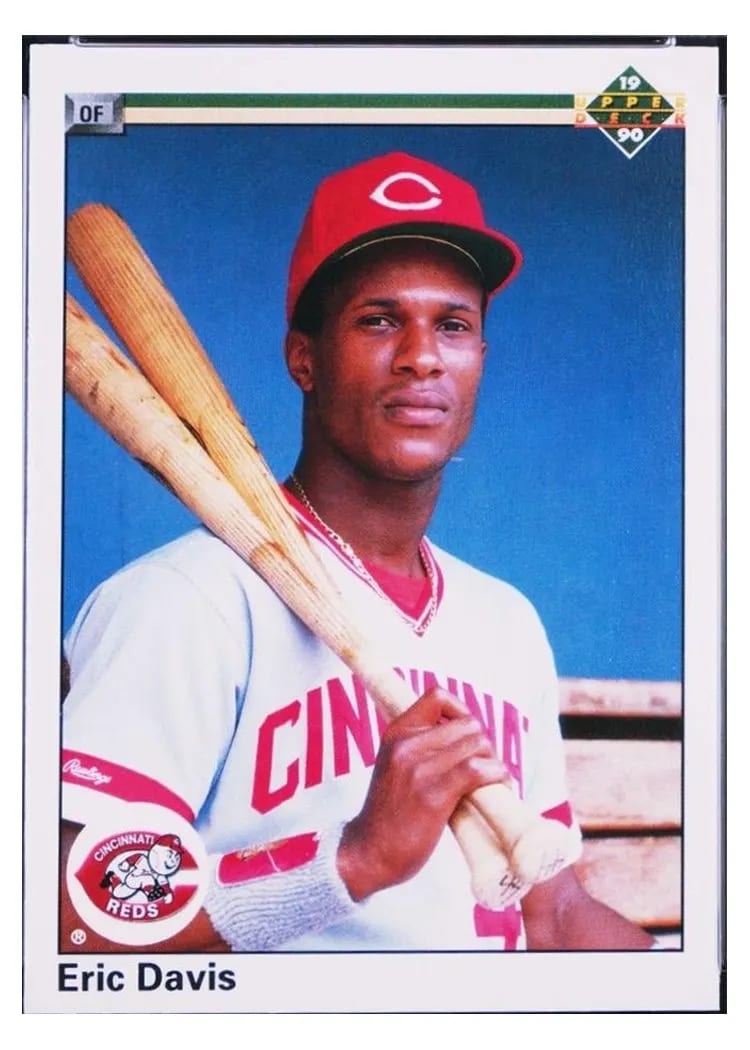1990 Upper Deck Base Set Eric Davis #116 card