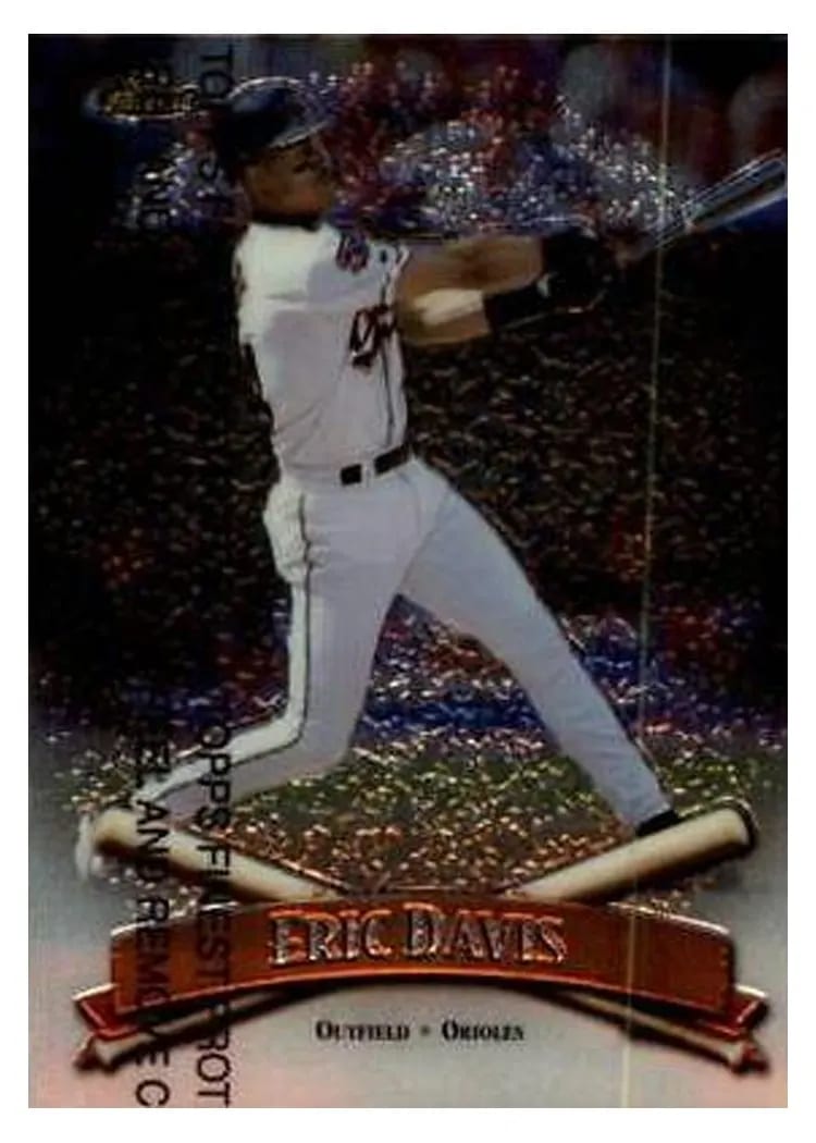 1998 Finest Eric Davis #93 card