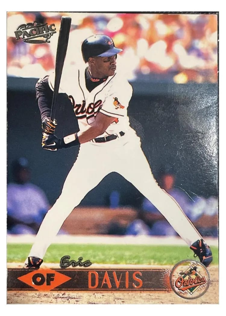1999 Pacific Eric Davis #50 card