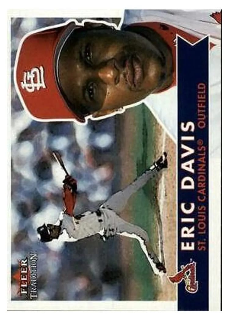 2001 Fleer Eric Davis #234 card