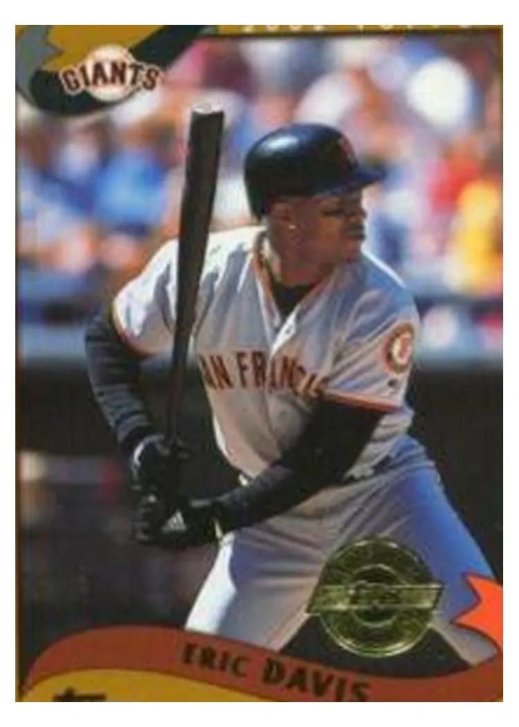 2002 Topps Chrome Eric Davis Home Team Advantage #26 card