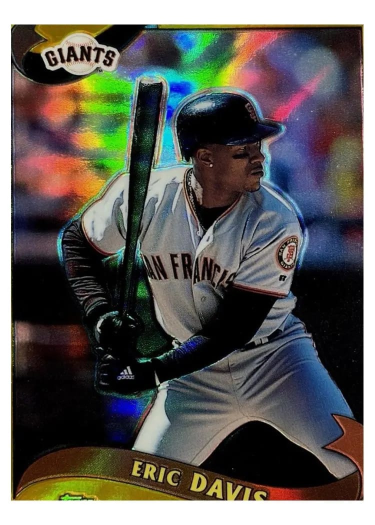 2002 Topps Chrome Eric Davis #26 card