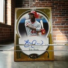2026 Topps Tier One Prime Performers Autographs Eric Davis #PPA-ED