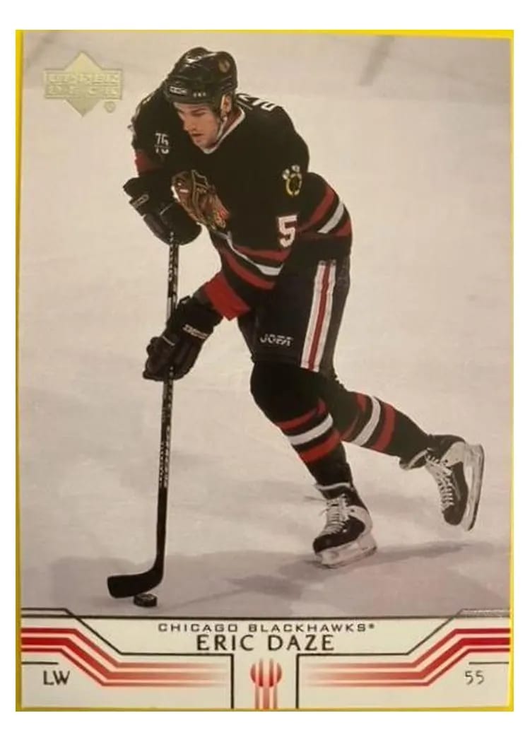 2001 Upper Deck Eric Daze #40 card