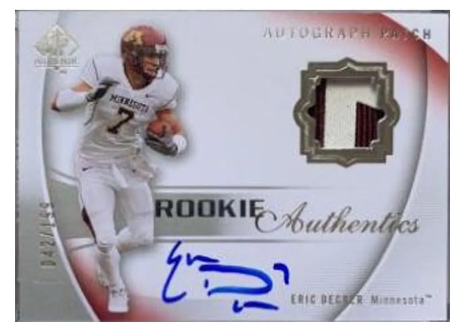2010 SP Authentic Eric Decker #114 card