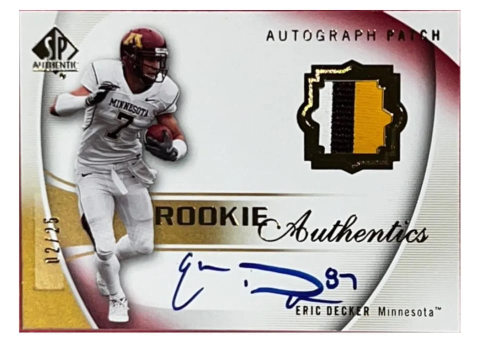 2010 SP Authentic Eric Decker #114 card