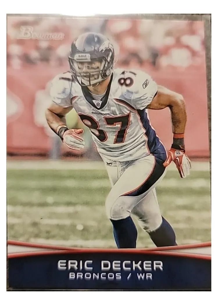 2012 Bowman Eric Decker #7 card