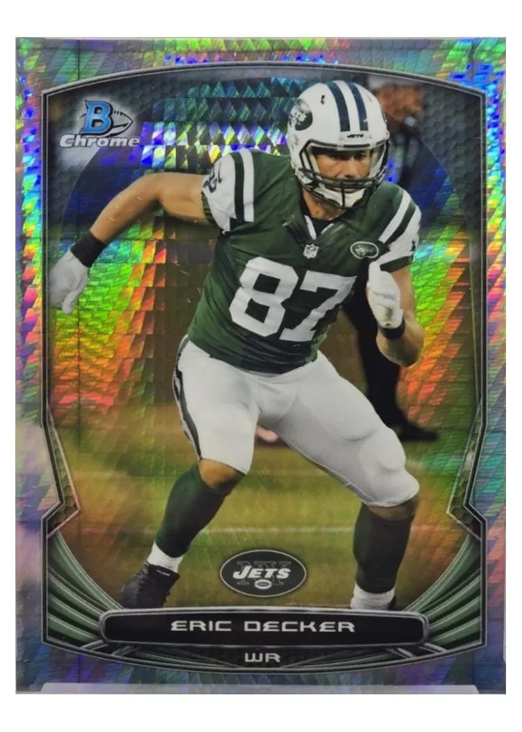 2014 Bowman Chrome Eric Decker #74 card