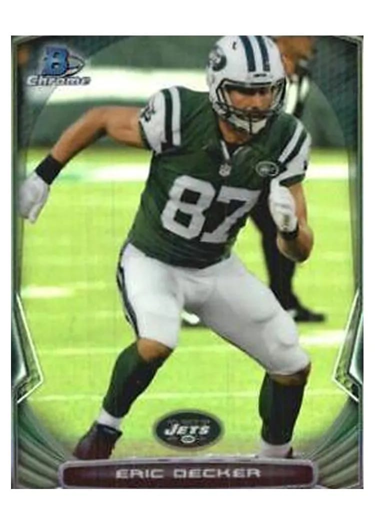 2014 Bowman Chrome Eric Decker #74 card