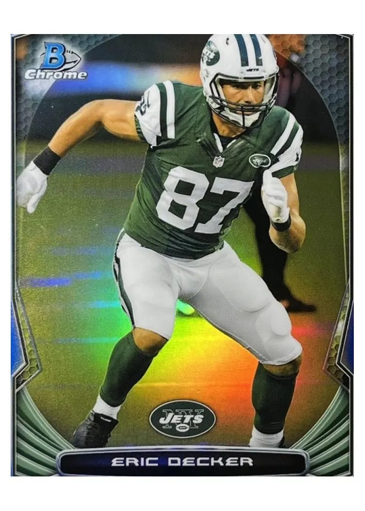 2014 Bowman Chrome Eric Decker #74 card