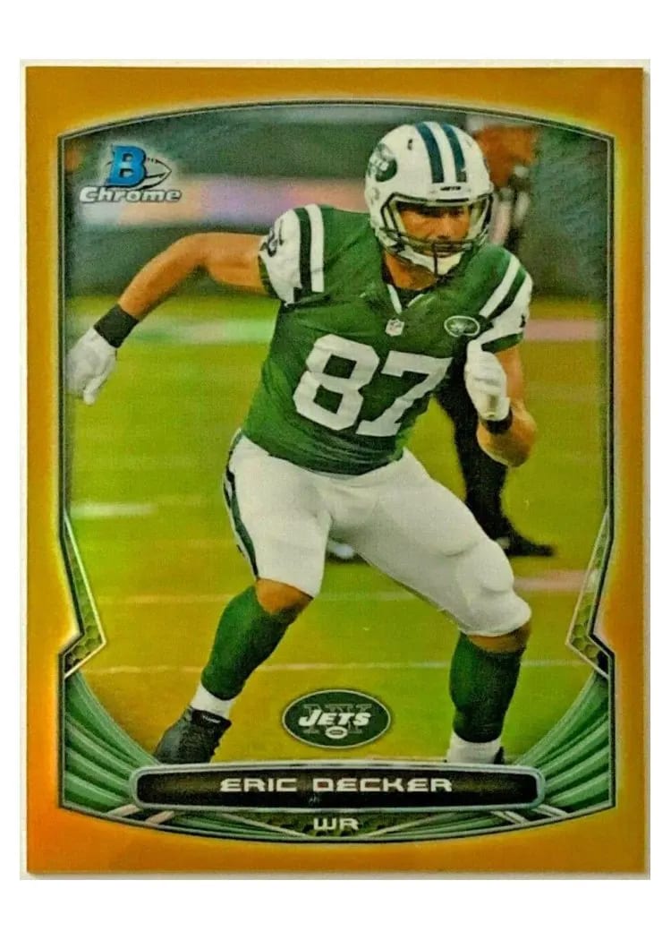 2014 Bowman Chrome Eric Decker #74 card