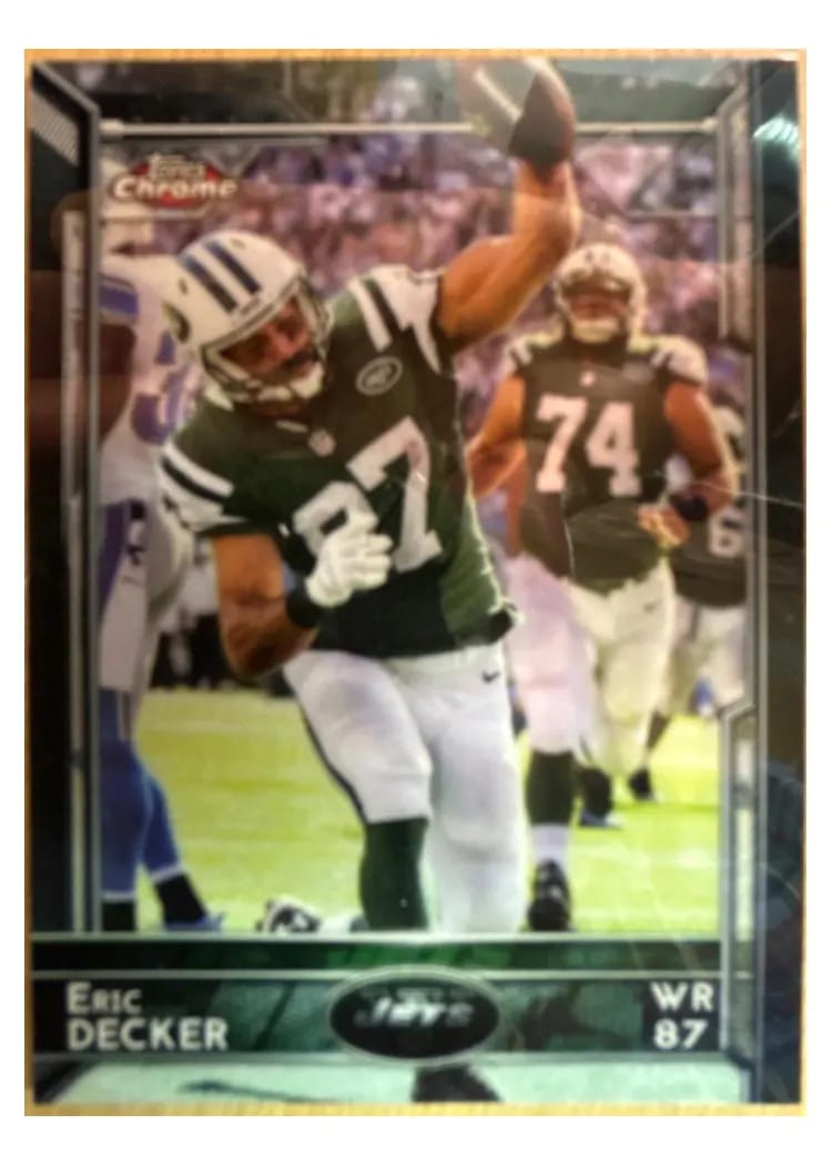 2015 Topps Chrome Mini Eric Decker #99 card