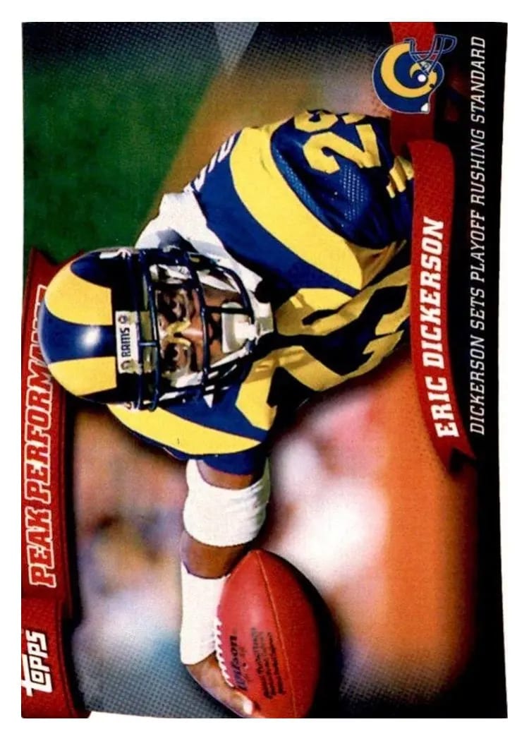 2010 Topps Peak Performance Eric Dickerson #PP13 card