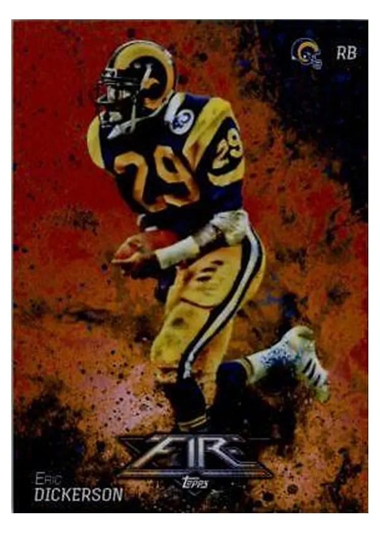 2014 Topps Fire Eric Dickerson #18 card