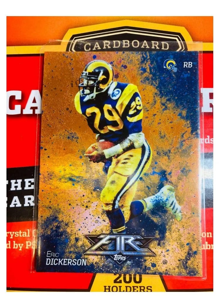 2014 Topps Fire Eric Dickerson #18 card