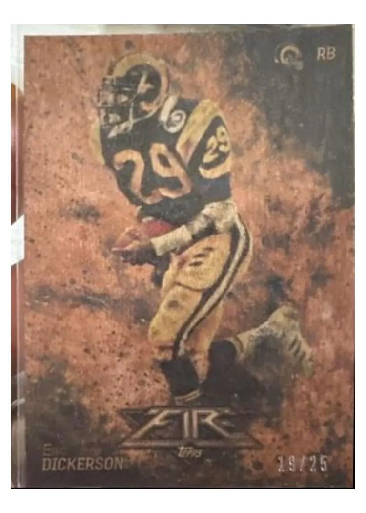 2014 Topps Fire Eric Dickerson #18 card