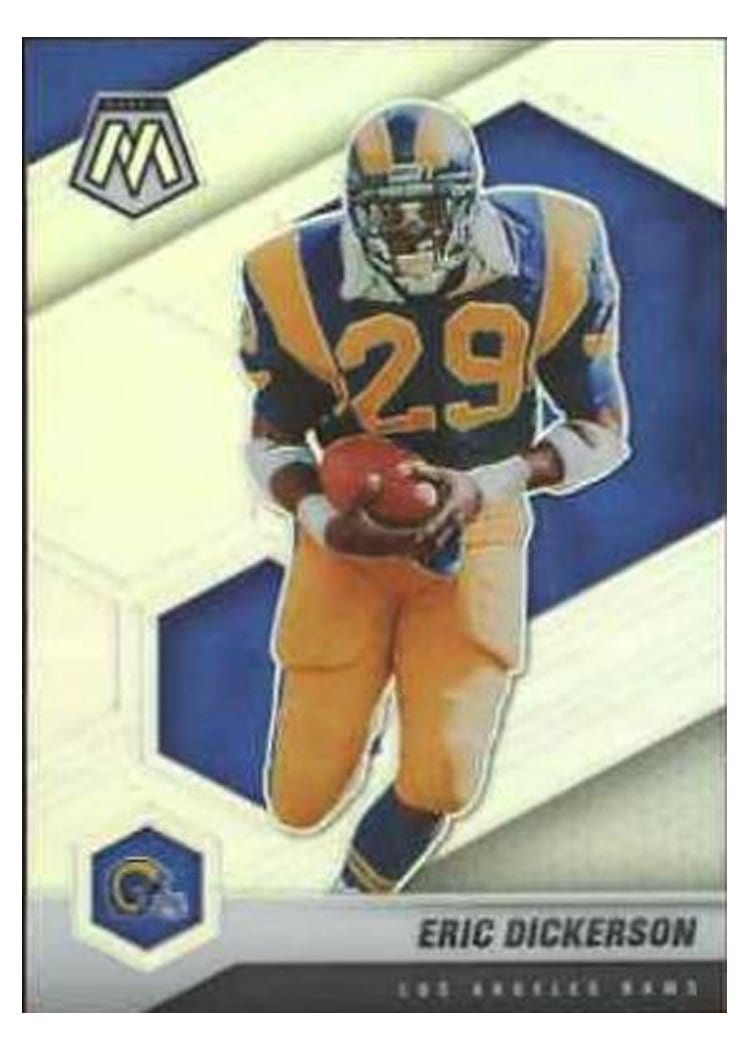 2021 Panini Mosaic Base Set Eric Dickerson Silver #117 card