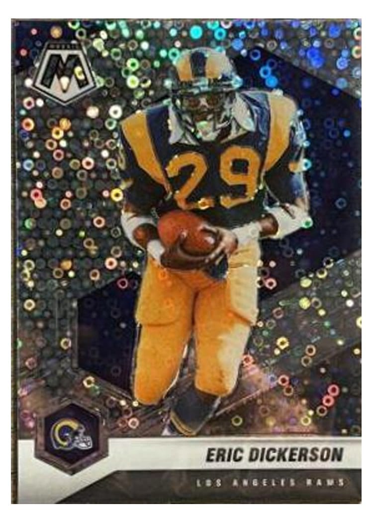 2021 Panini Mosaic Base Set Eric Dickerson No Huddle Silver Mosaic #117 card