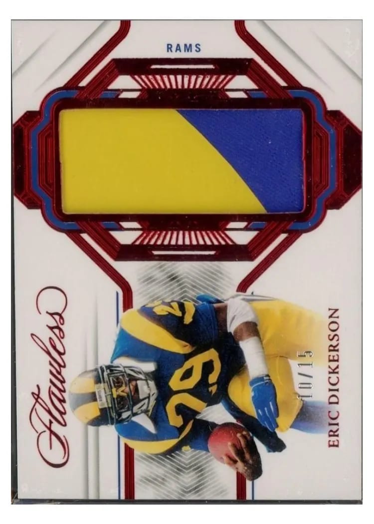 2023 Panini Flawless Patch Eric Dickerson #17 card