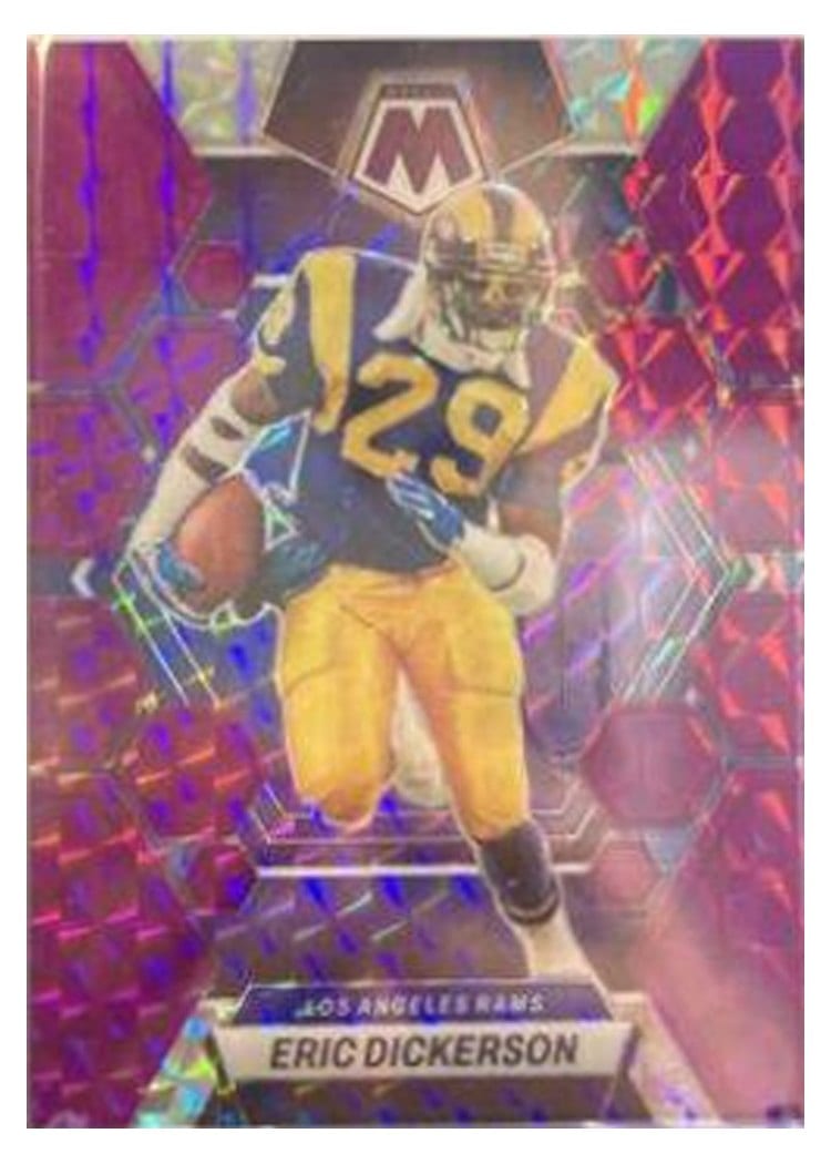 2023 Panini Mosaic Base Set Eric Dickerson Purple #140 card