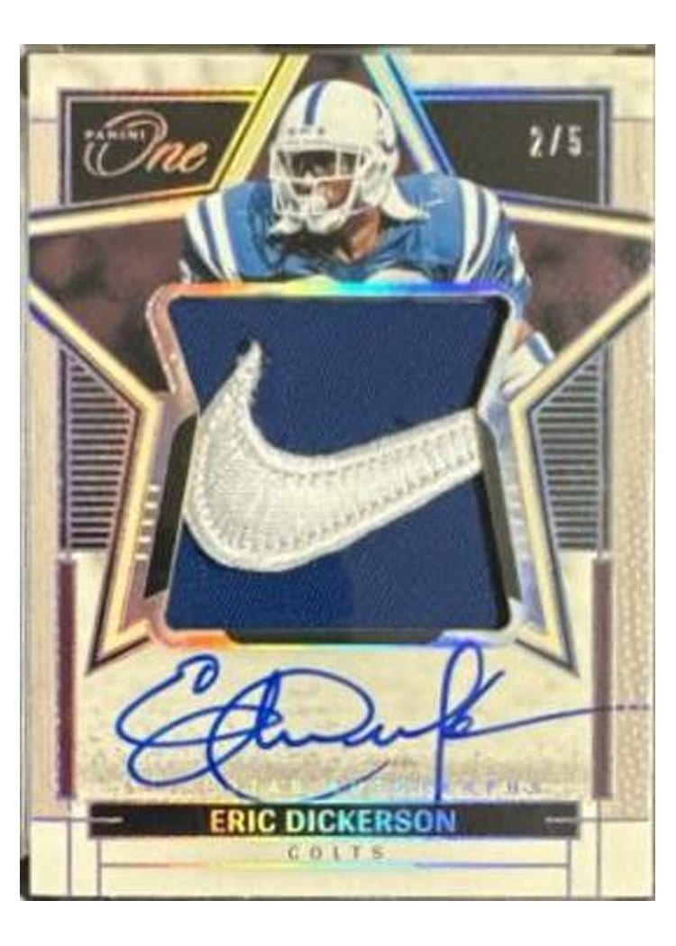 2023 Panini One Lone Star Autographs Eric Dickerson #99 card