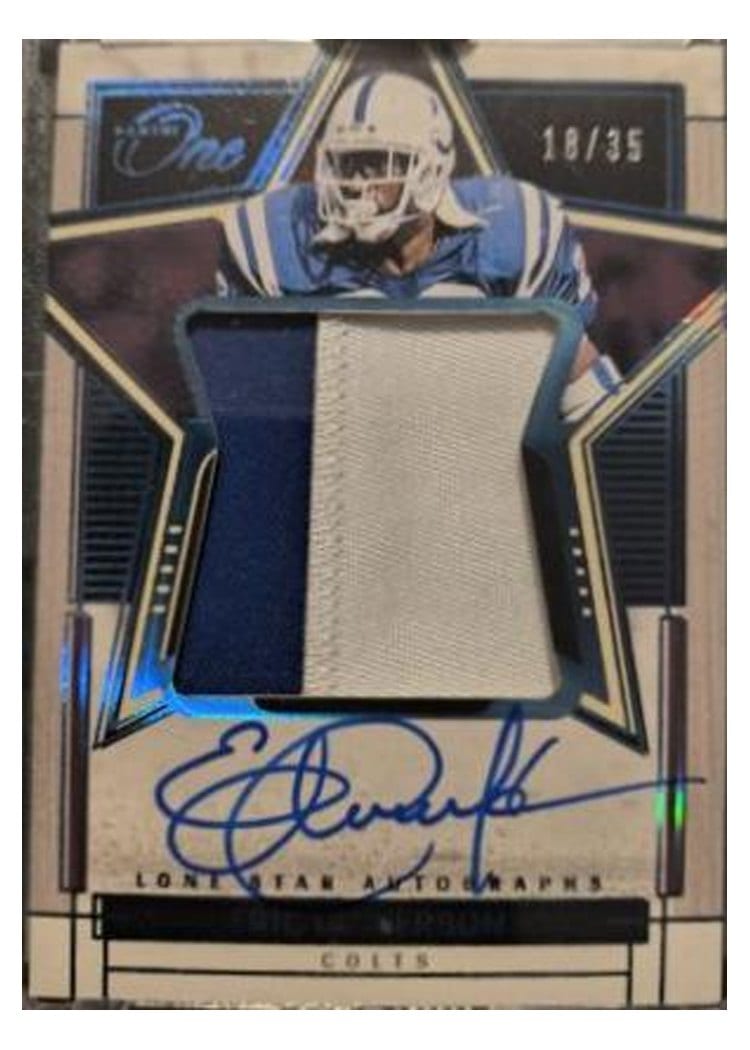 2023 Panini One Lone Star Autographs Eric Dickerson #99 card
