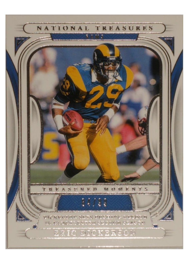2024 Panini National Treasures Treasured Moments Eric Dickerson #18 card