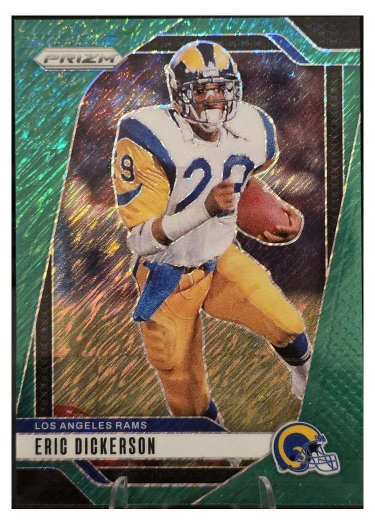 2024 Panini Prizm Base Set Eric Dickerson Green Shimmer #173 card