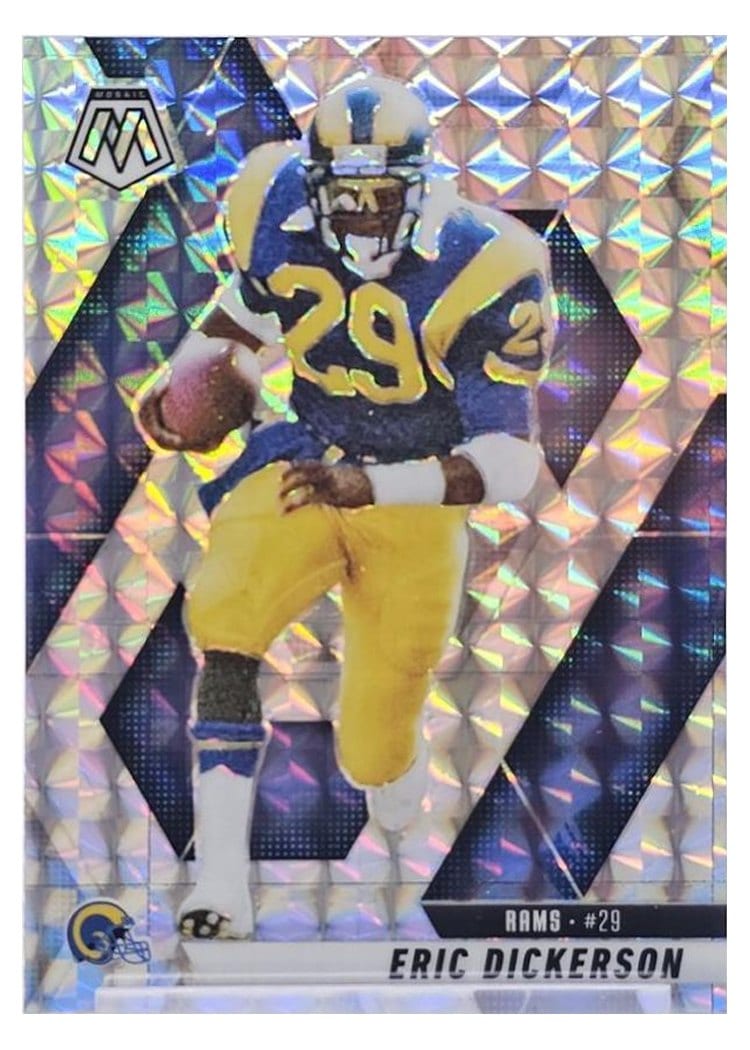 2025 Panini Mosaic Base Set Eric Dickerson Tessellation #154 card