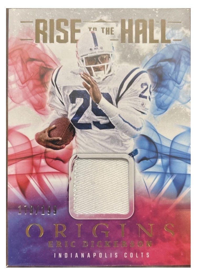 2025 Panini Origins Rise to the Hall Relics Eric Dickerson #9 card