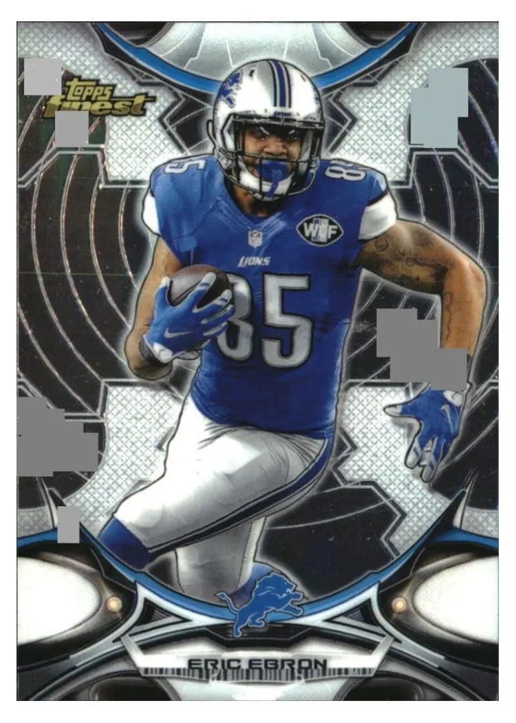 2015 Topps Finest Eric Ebron #4 card