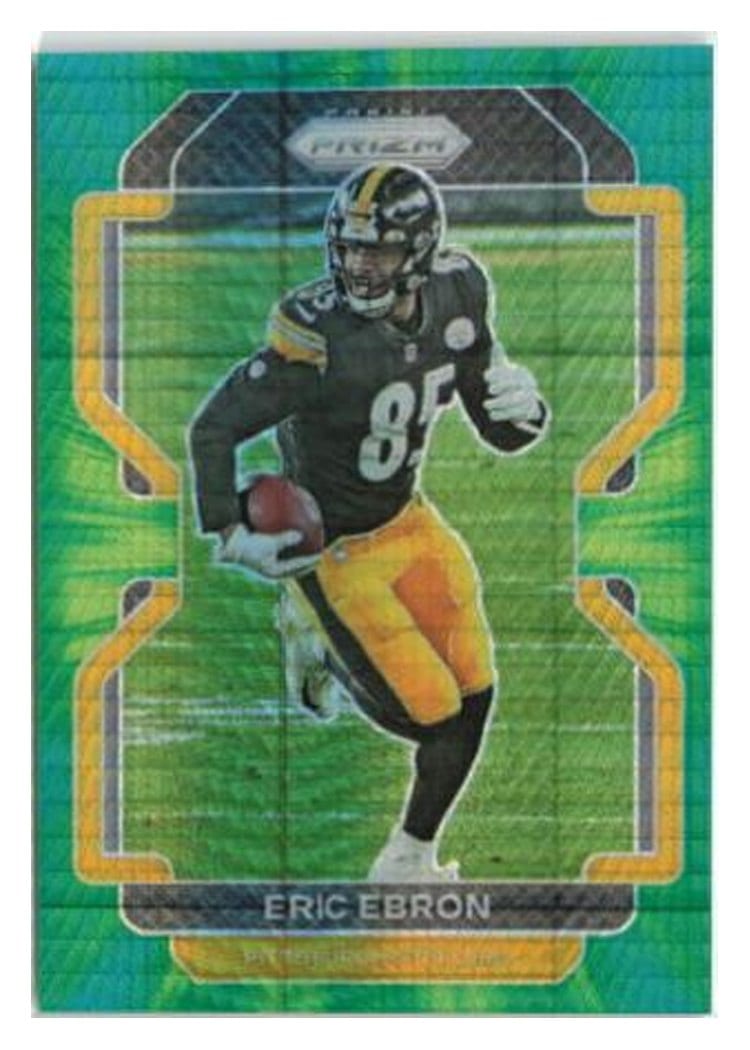 2021 Panini Prizm Base Set Eric Ebron Hyper Prizm #252 card