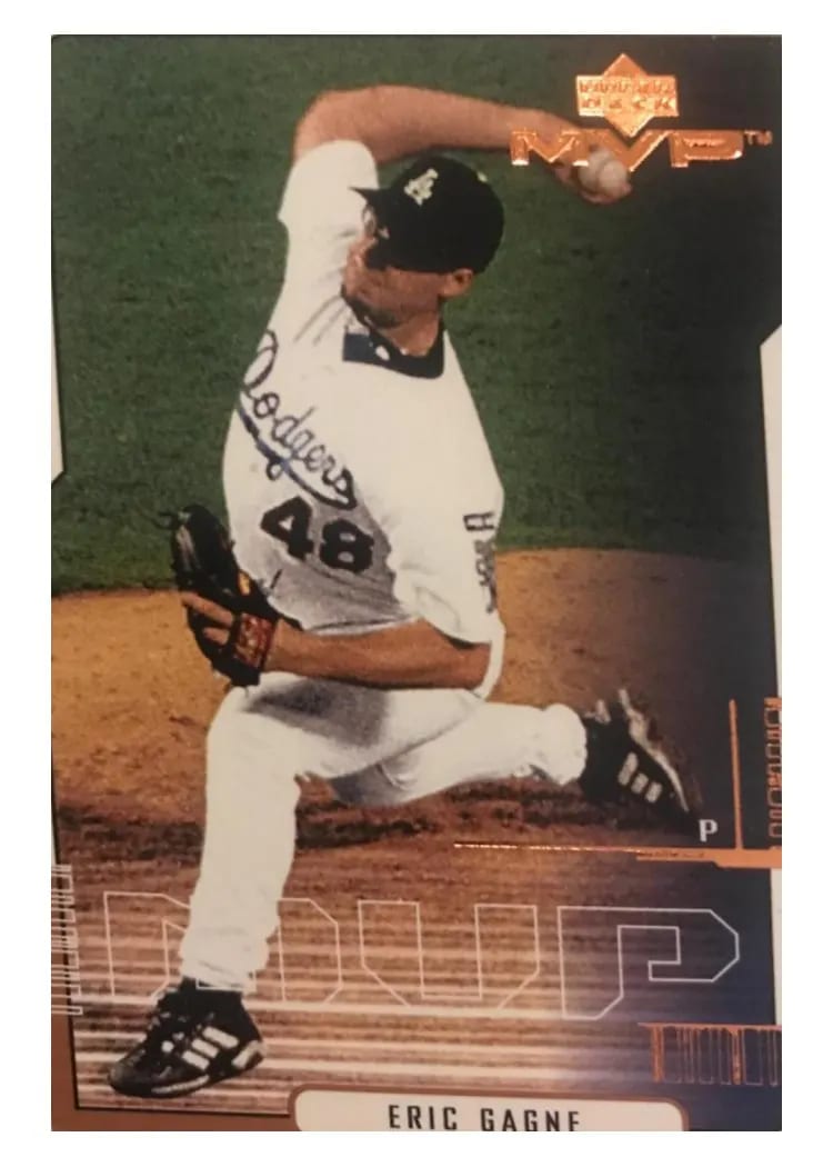 2000 Upper Deck MVP Eric Gagne #67 card