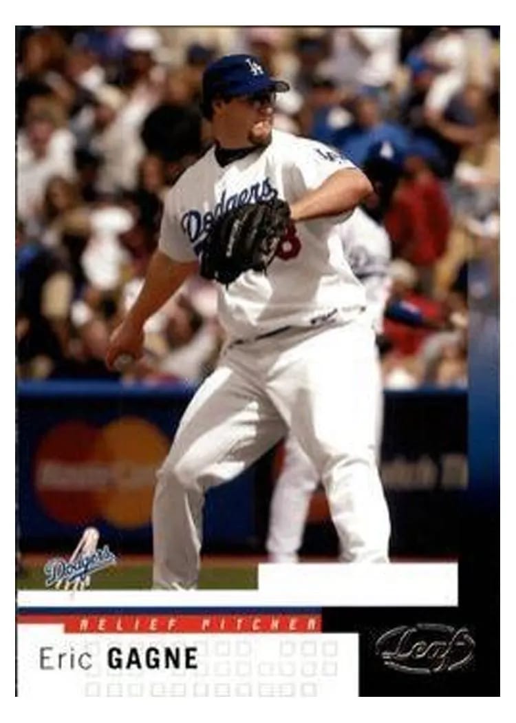 2004 Leaf Eric Gagne #143 card