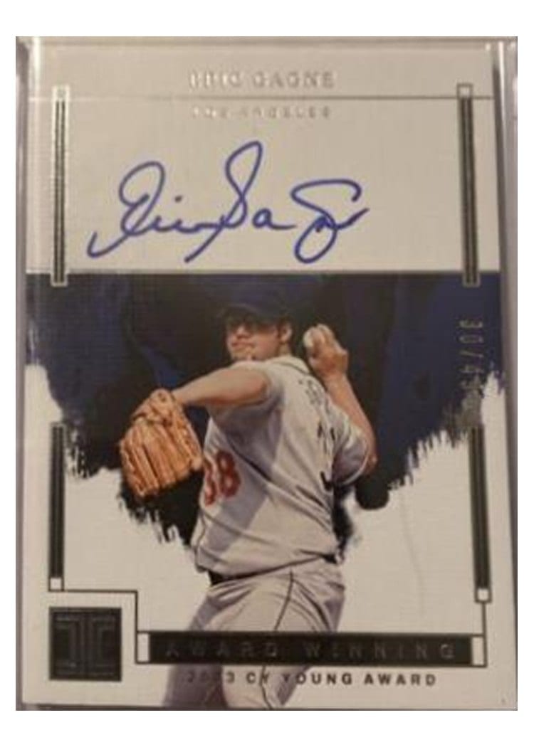 2024 Panini Impeccable Award Winning Autographs Eric Gagne #AWA-EG card