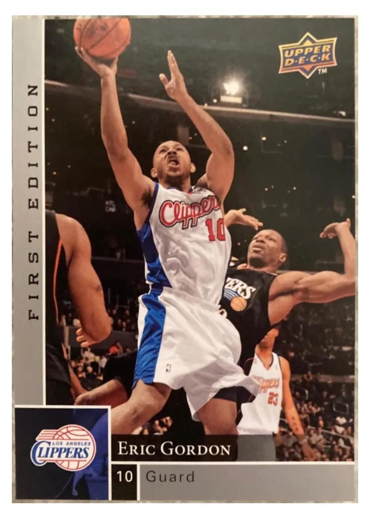 2009 Upper Deck First Edition Eric Gordon card