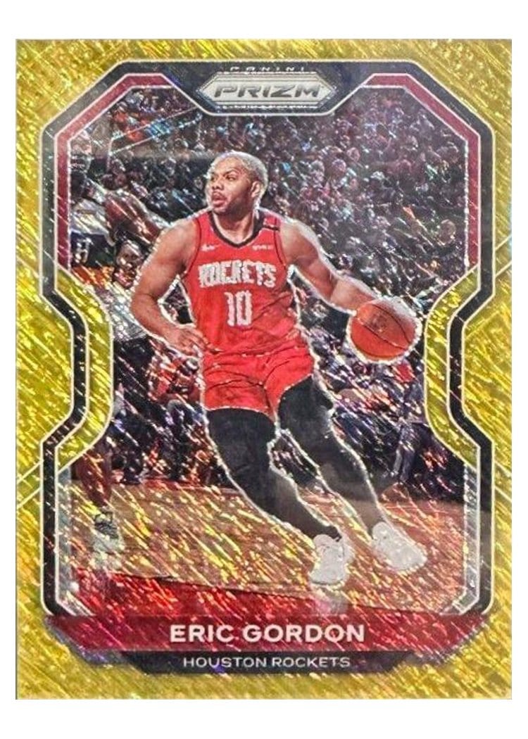 2020-21 Panini Prizm Base Set Eric Gordon Gold Shimmer Prizm #51 card