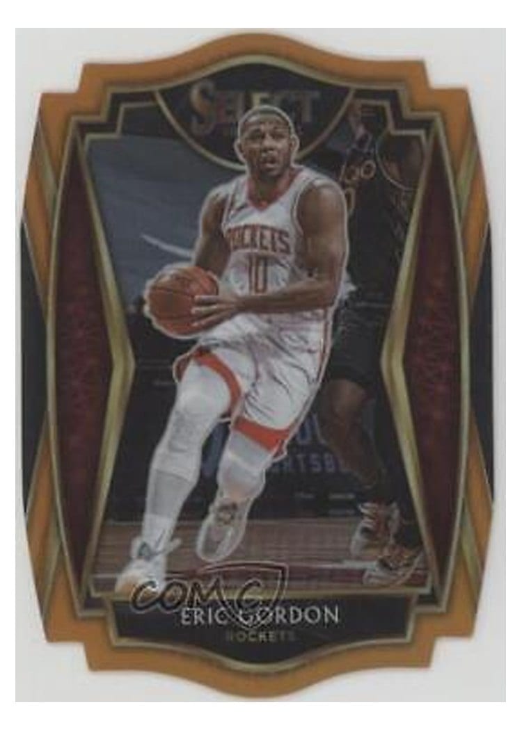 2020-21 Panini Select Base Set Eric Gordon Orange Prizm Die Cut #109 card