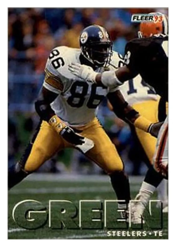 1993 Fleer Eric Green #83 card