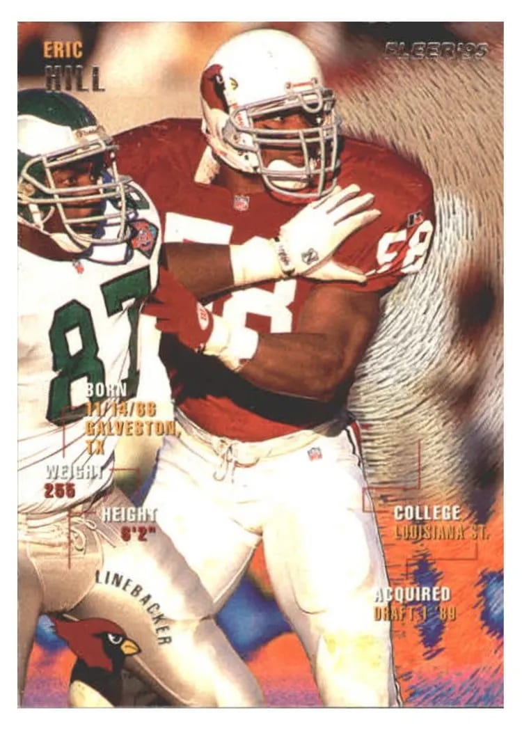 1995 Fleer Eric Hill #4 card