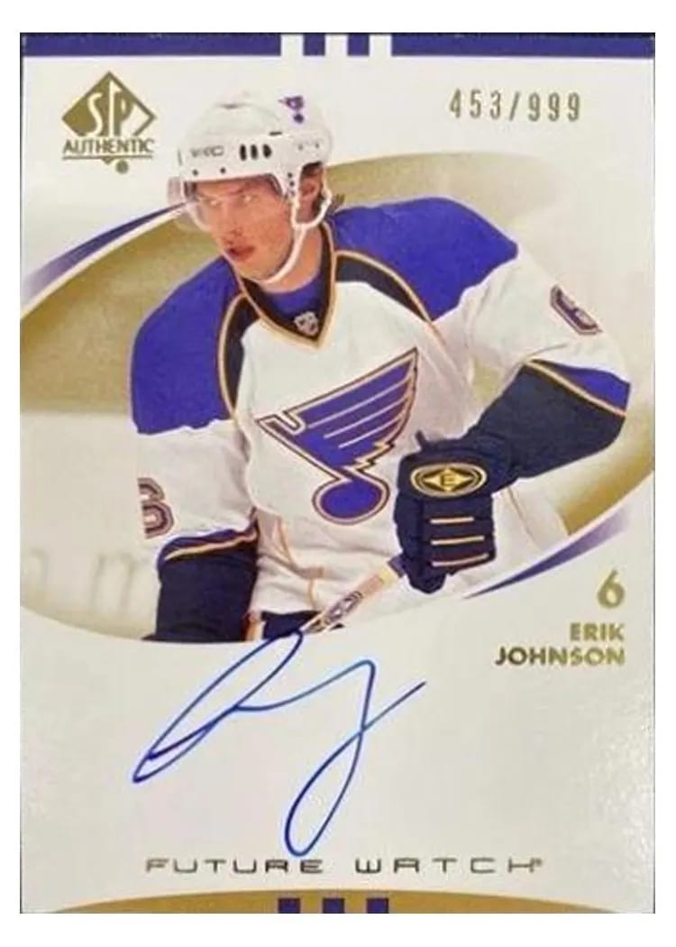 2007 SP Authentic Eric Johnson #242 card