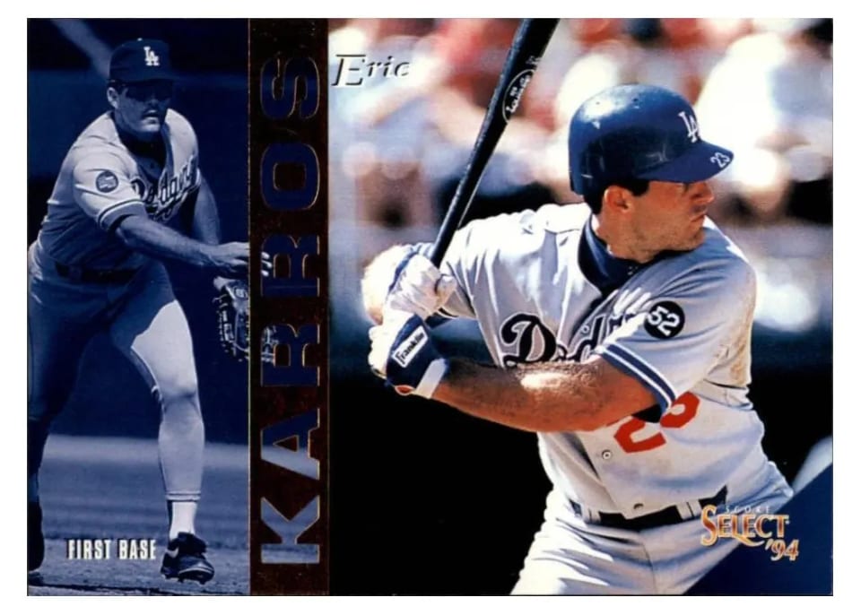 1994 Select Eric Karros #44 card