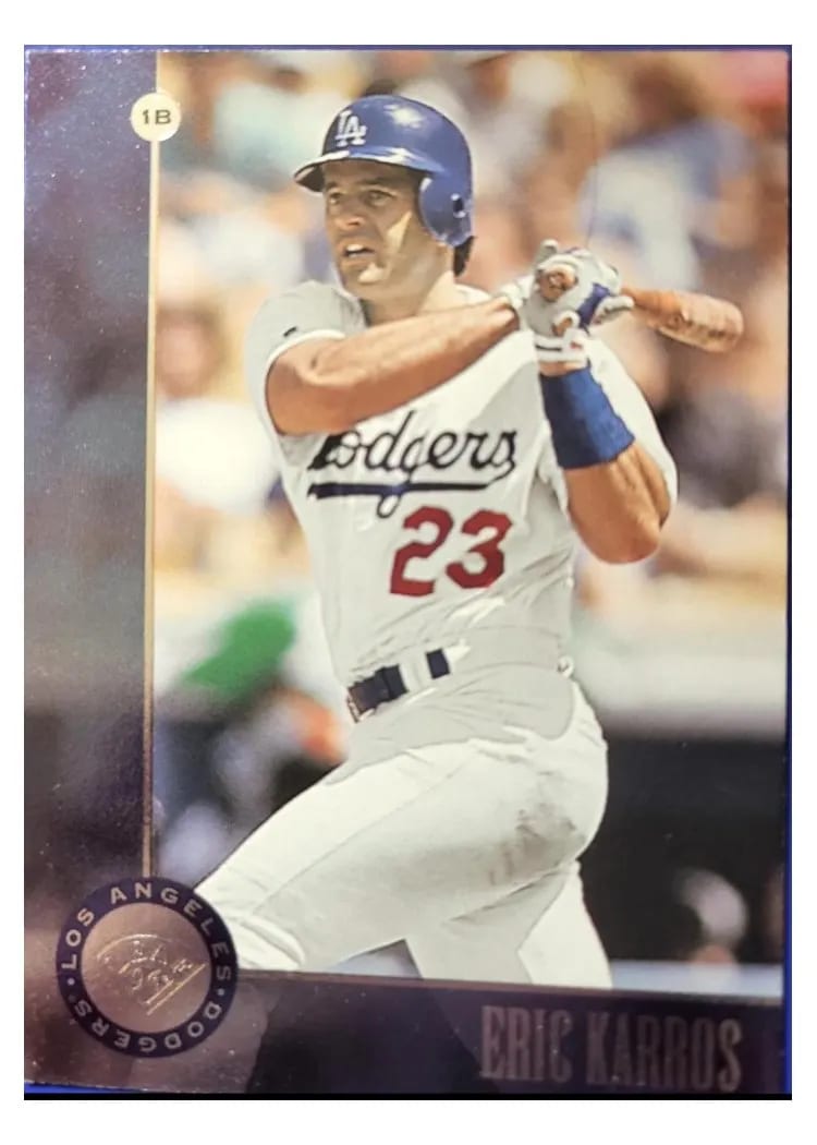 1996 Leaf Eric Karros #23 card
