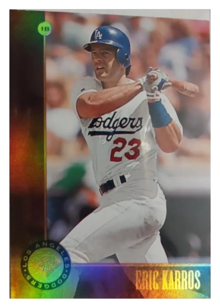 1996 Leaf Eric Karros #23 card